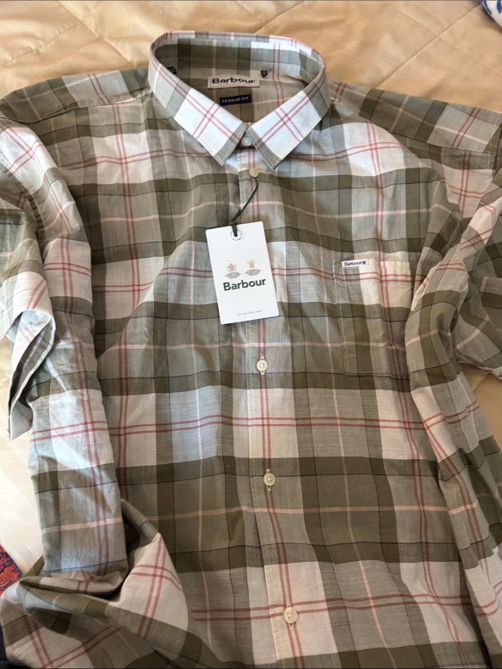 NWT Men’s Barbour Shirt
